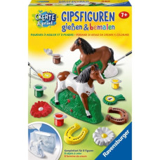 Ravensburger Gipsfiguren gießen & bemalen: Pferd, Basteln