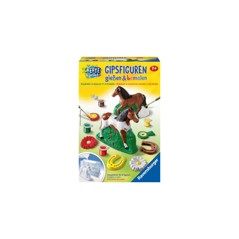 Ravensburger Gipsfiguren gießen & bemalen: Pferd, Basteln