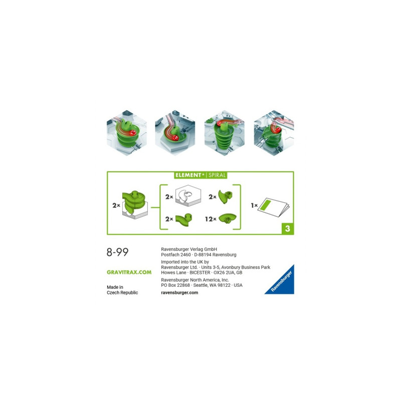 Ravensburger GraviTrax Element Spiral, Bahn