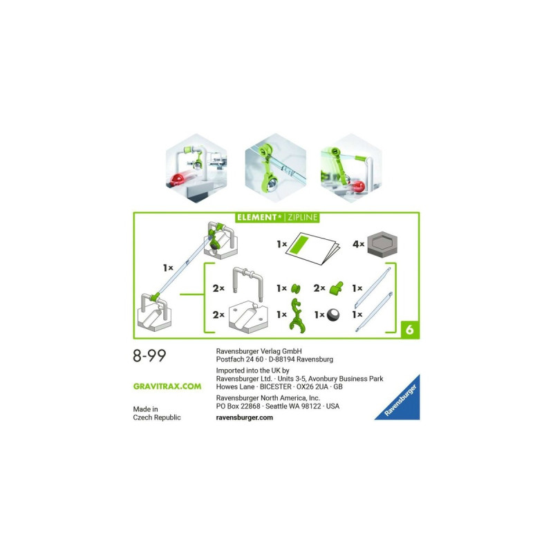 Ravensburger GraviTrax Element Zipline, Bahn