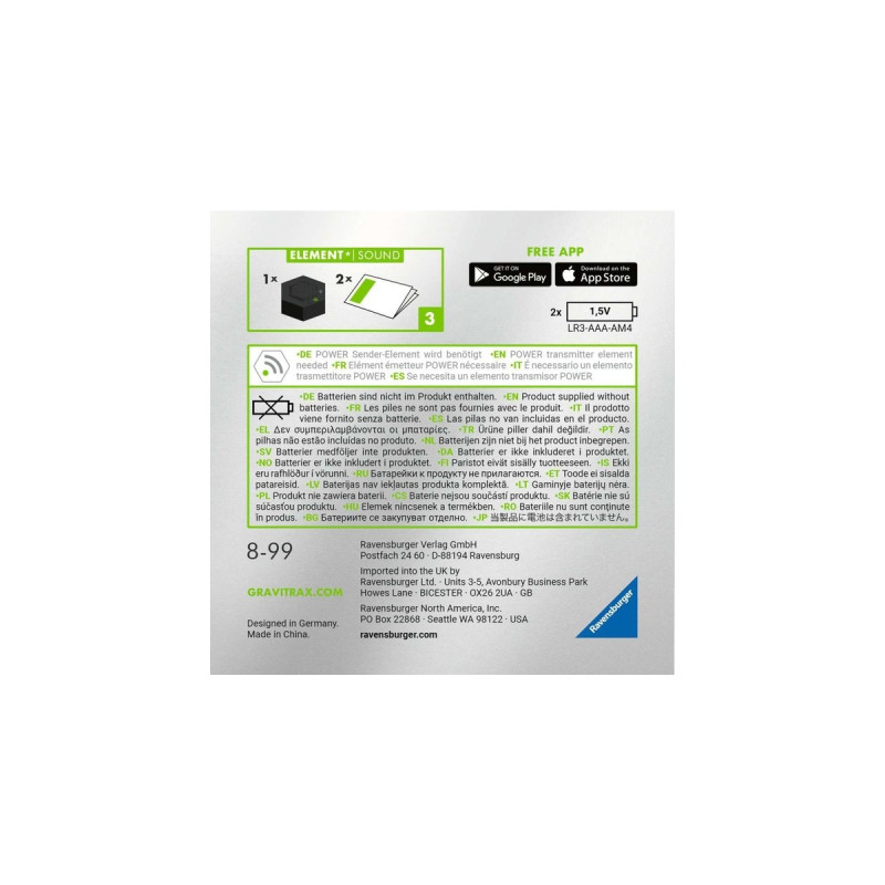 Ravensburger GraviTrax Power Element Sound, Bahn