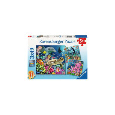 Ravensburger Kinderpuzzle Bezaubernde Unterwasserwelt(3x 49 Teile)