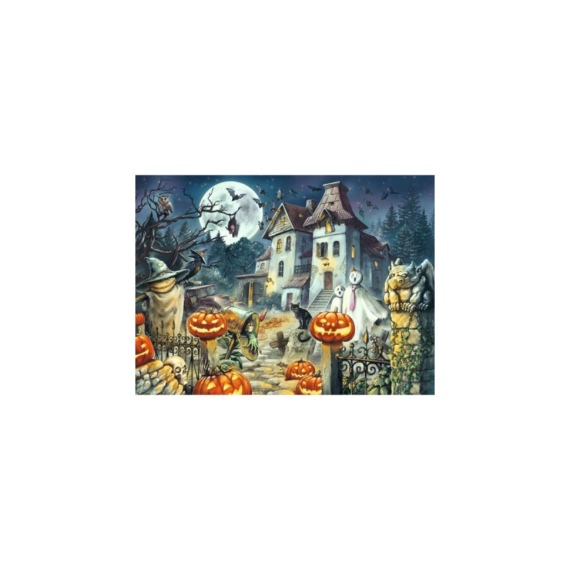 Ravensburger Kinderpuzzle Das Halloweenhaus(300 Teile)