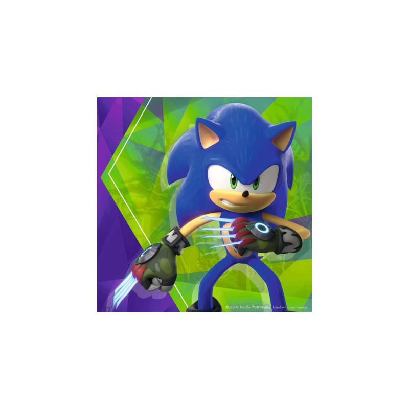 Ravensburger Kinderpuzzle Die Abenteuer von Sonic(3x 49 Teile)