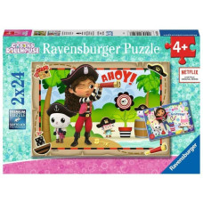 Ravensburger Kinderpuzzle Gabby's Dollhouse(2x 24 Teile)