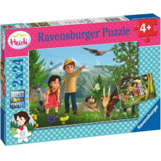 Ravensburger Kinderpuzzle Heidi's Abenteuer(2x 24 Teile)