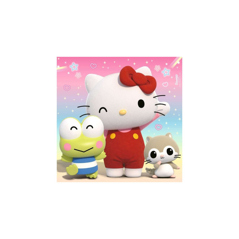 Ravensburger Kinderpuzzle Hello Kitty Abenteuer in Cherry Town(3x 49 Teile)