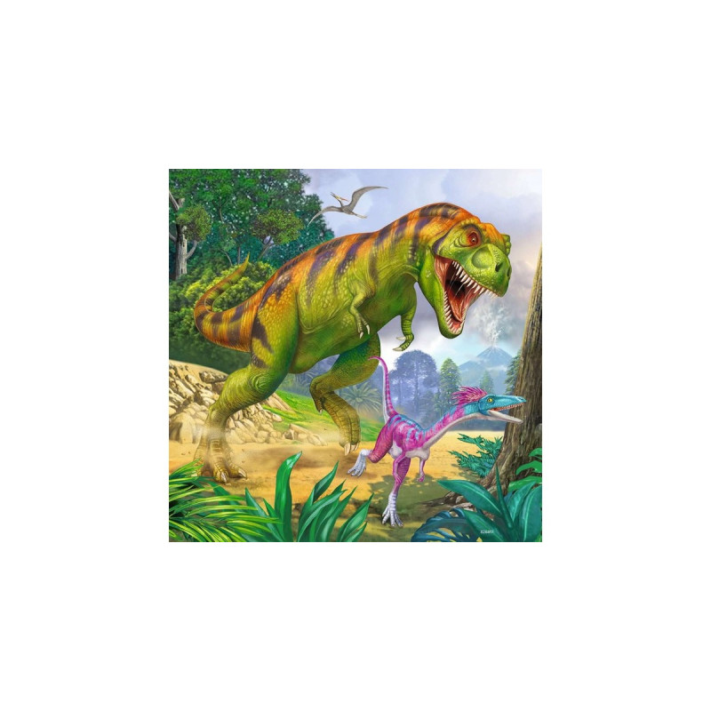 Ravensburger Kinderpuzzle Herrscher der Urzeit(3x 49 Teile)