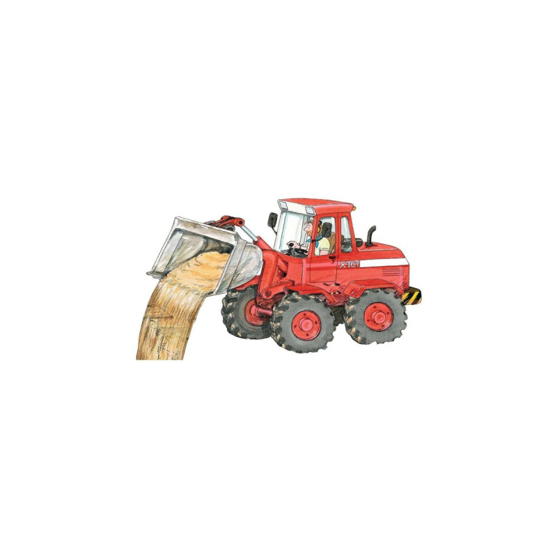 Ravensburger Kinderpuzzle Mein Bagger(15 Teile, Rahmenpuzzle)