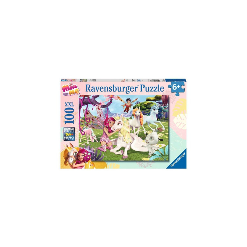 Ravensburger Kinderpuzzle Mia and me - Wahre Einhorn-Freundschaft(100 Teile)
