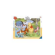 Ravensburger Kinderpuzzle Mit Winnie Puuh die Natur entdecken(47 Teile, Rahmenpuzzle)