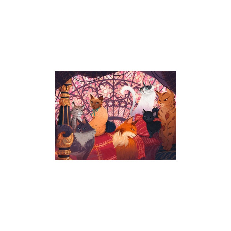 Ravensburger Kinderpuzzle Mitternachtskatzen - Auf der Suche nach dem magischen Halsband(300 Teile)