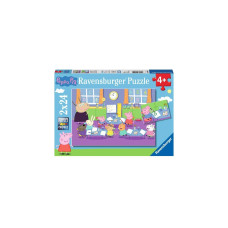 Ravensburger Kinderpuzzle Peppa in der Schule(2x 24 Teile)