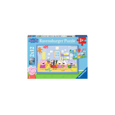 Ravensburger Kinderpuzzle Peppas Abenteuer(2x 12 Teile)