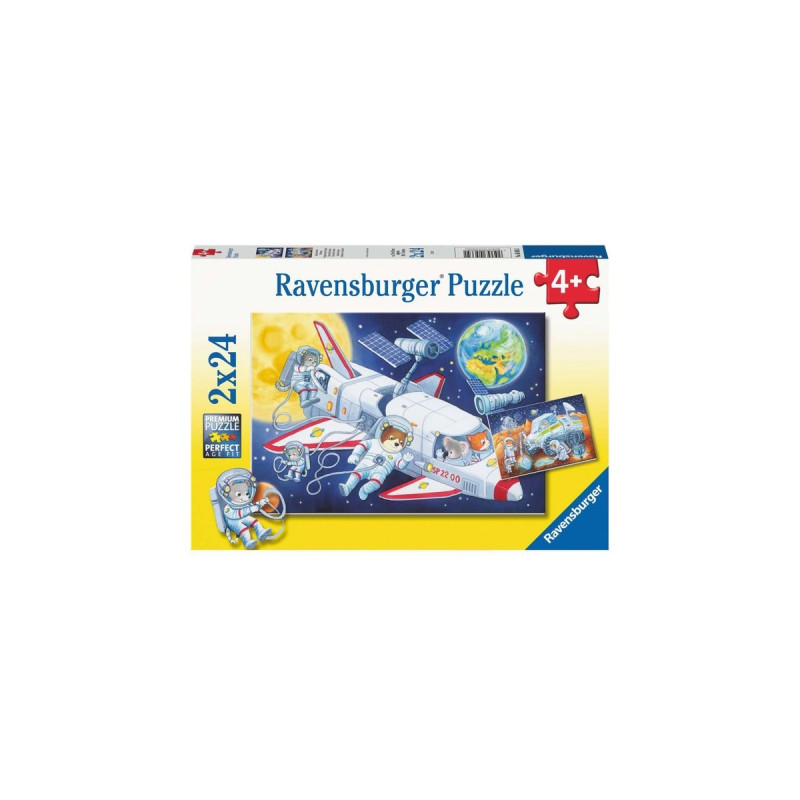 Ravensburger Kinderpuzzle Reise durch den Weltraum(2x 24 Teile)