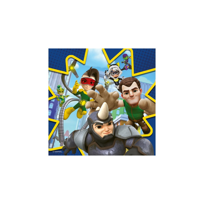 Ravensburger Kinderpuzzle Spideys Abenteuer(3x 49 Teile)