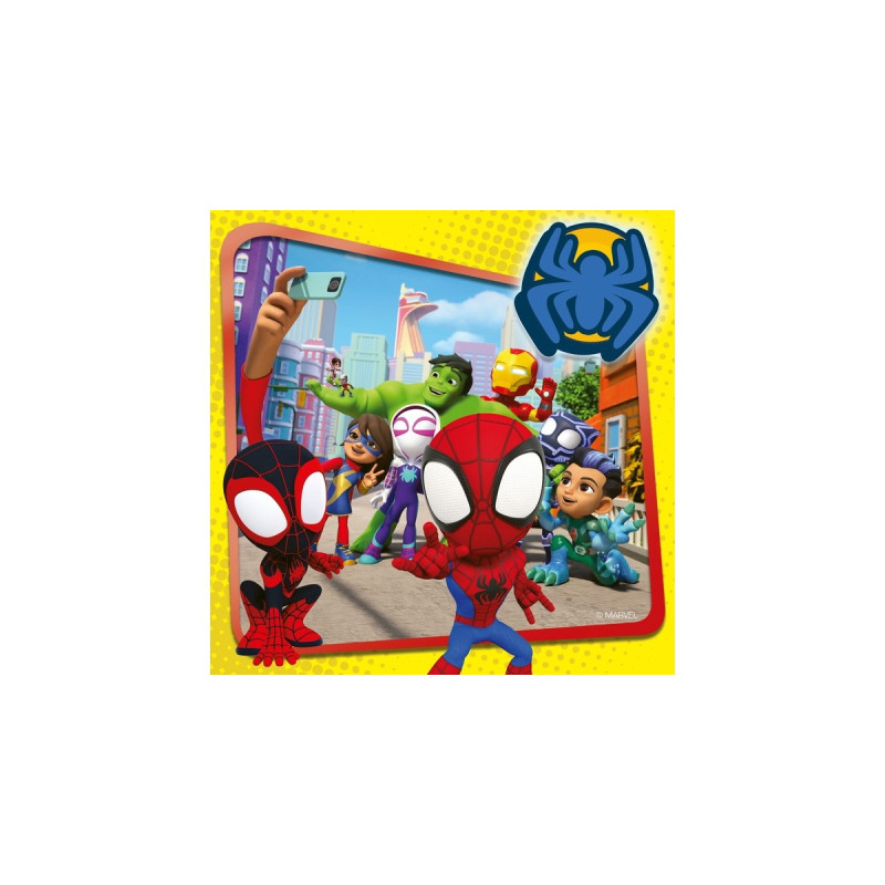Ravensburger Kinderpuzzle Spideys Abenteuer(3x 49 Teile)