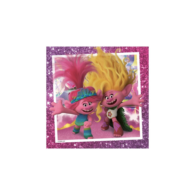 Ravensburger Kinderpuzzle Trolls 3(3x 49 Teile)