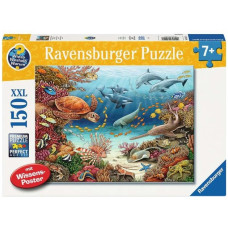 Ravensburger Kinderpuzzle Wieso? Weshalb? Warum? Meerestiere am Korallenriff(150 Teile)