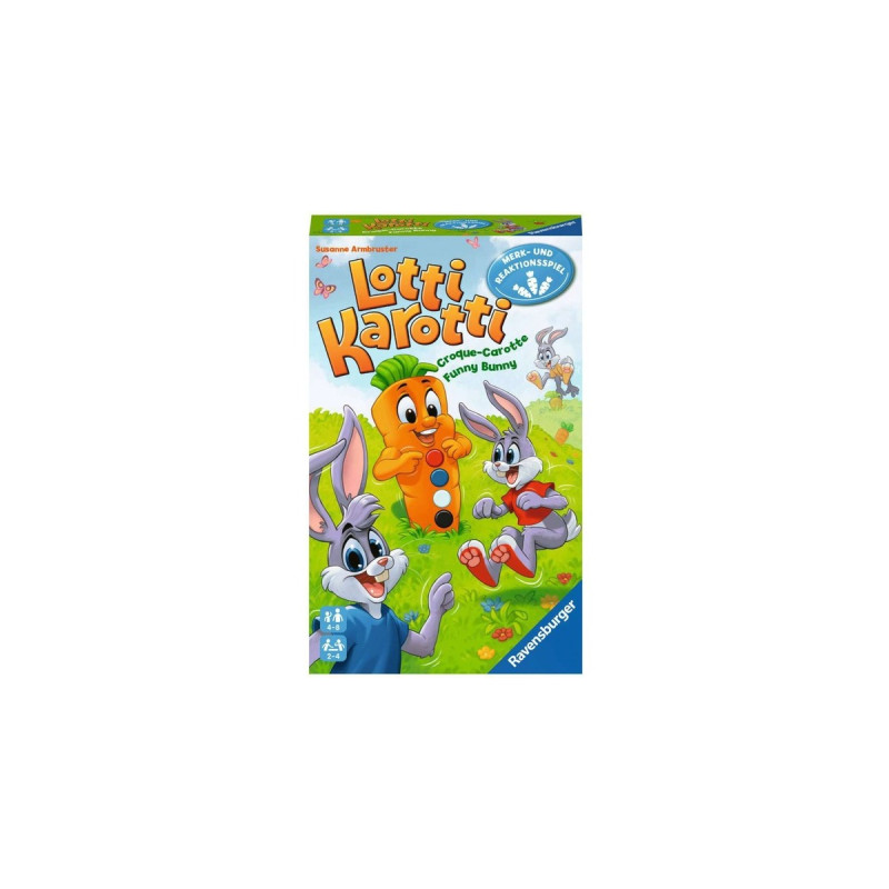Ravensburger Lotti Karotti Merkspiel, Brettspiel(Reisespiel)