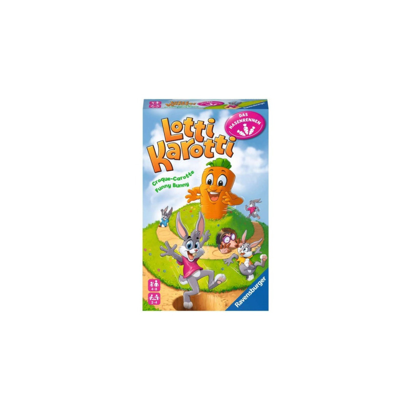 Ravensburger Lotti Karotti -Das Hasenrennen, Brettspiel
