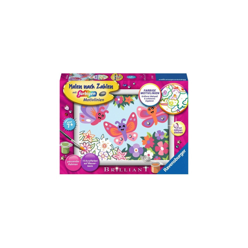 Ravensburger Malen nach Zahlen - Fröhliche Schmetterlinge