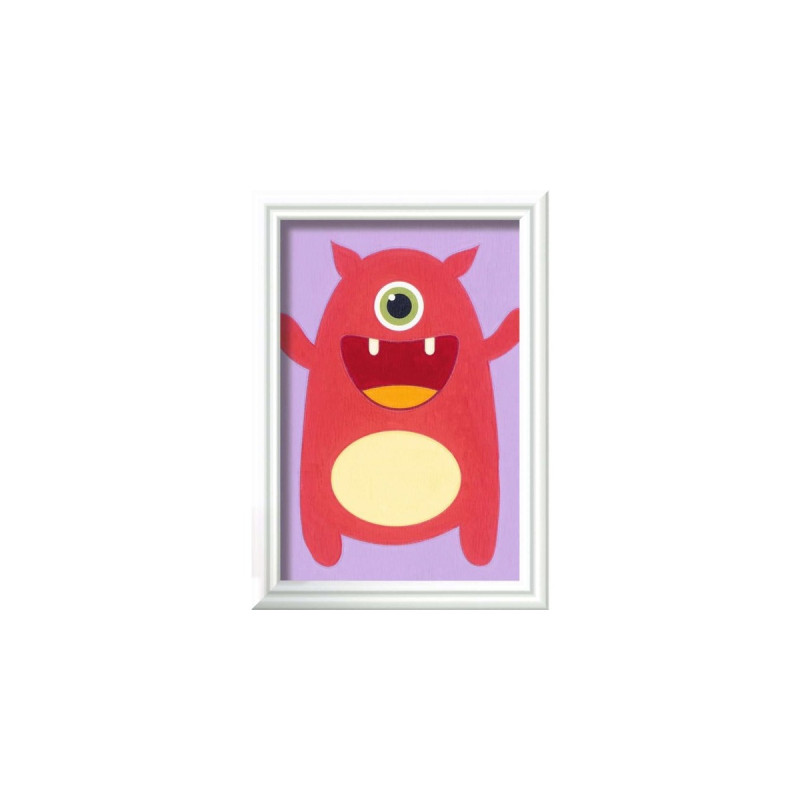 Ravensburger Malen nach Zahlen - Rotes Monster