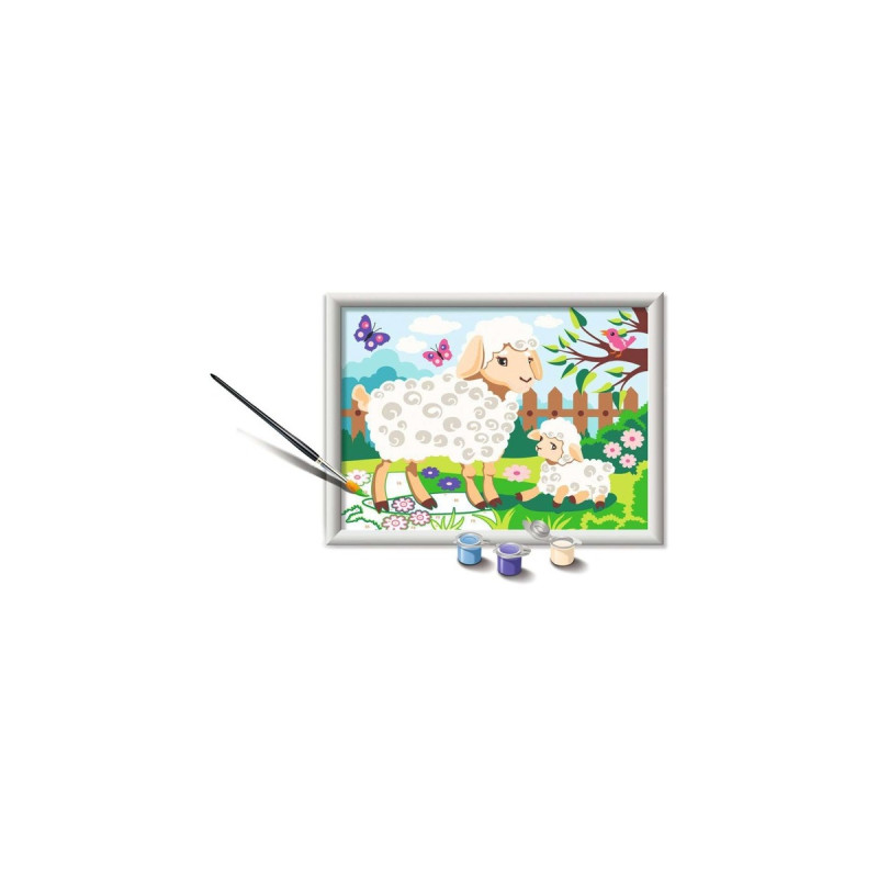 Ravensburger Malen nach Zahlen - Schaf mit Lämmchen