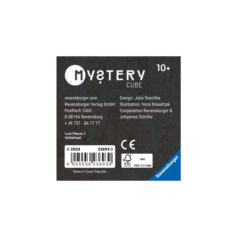 Ravensburger Mystery Cube 'Lost places': Der Schlafsaal, Rätselspiel