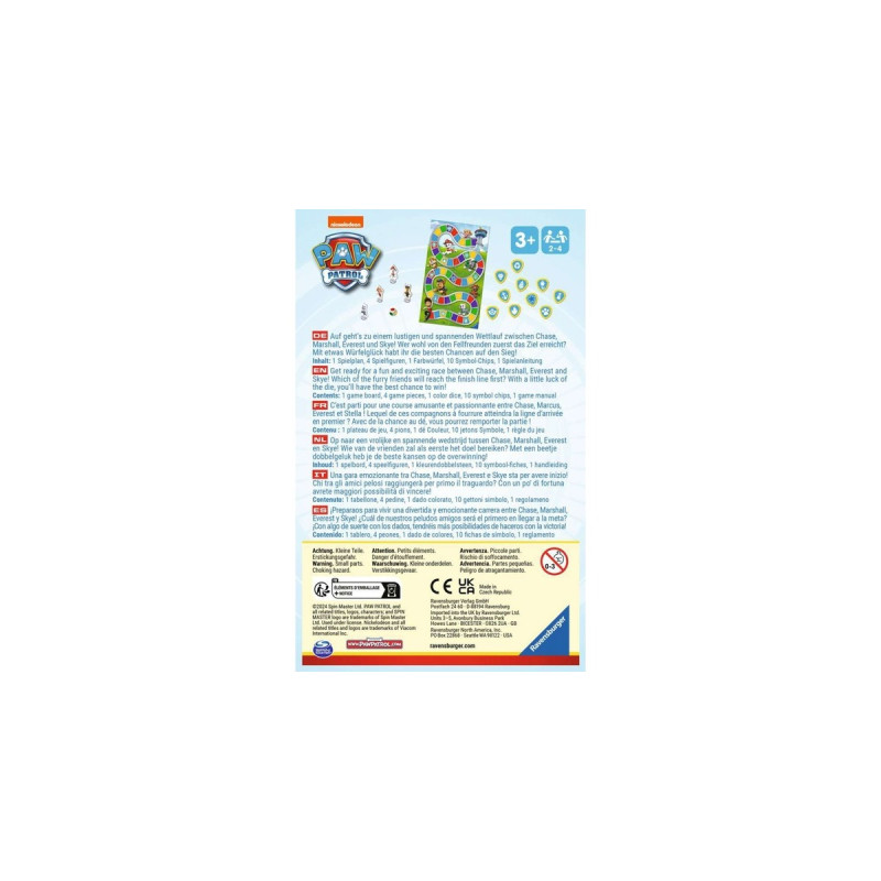 Ravensburger PAW Patrol - Auf zur Zentrale!, Brettspiel