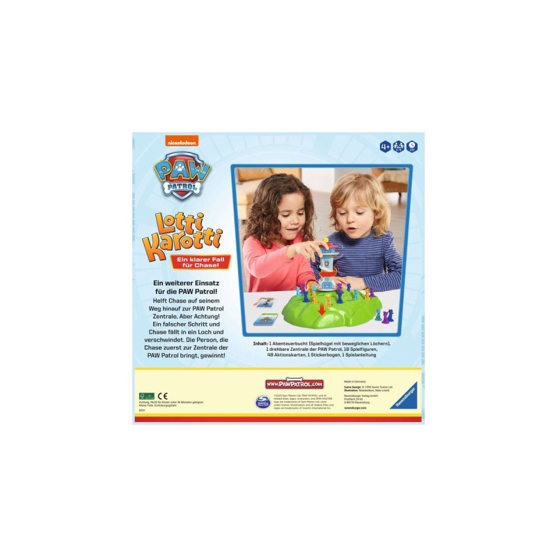 Ravensburger Paw Patrol Funny Race, Brettspiel