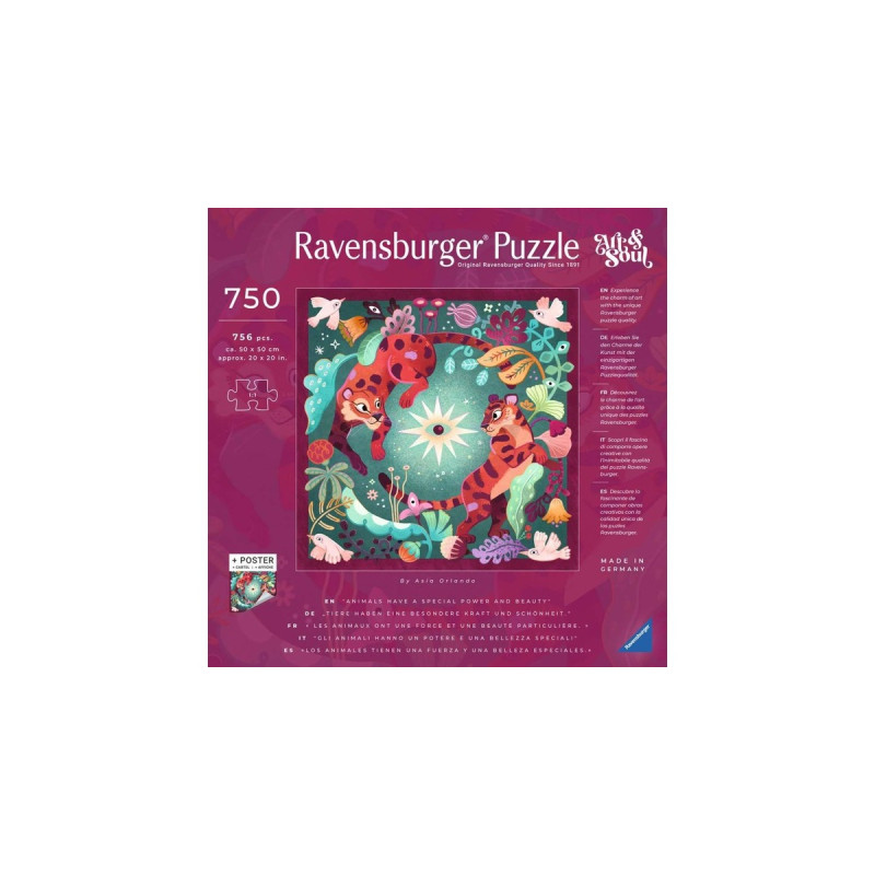 Ravensburger Puzzle Art & Soul - Animal Dreams(750 Teile)