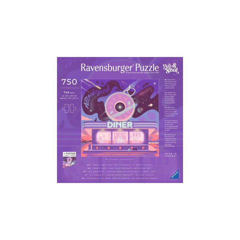 Ravensburger Puzzle Art & Soul - Astrological Diner(750 Teile)