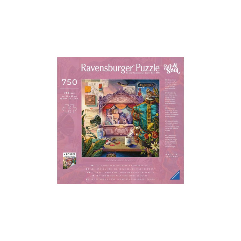 Ravensburger Puzzle Art & Soul - Romeo & Juliet(750 Teile)