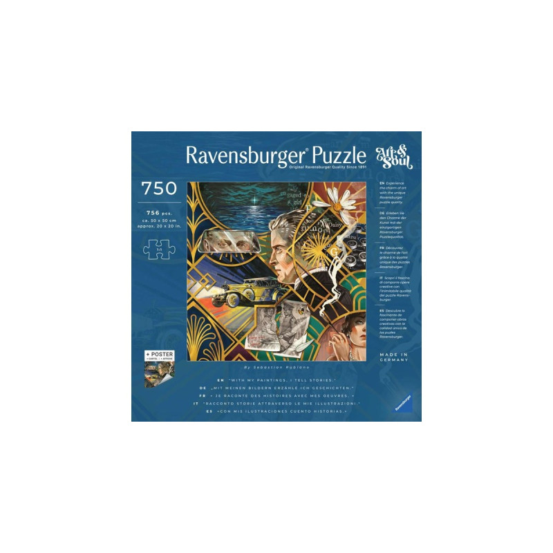 Ravensburger Puzzle Art & Soul - The Great Gatsby(750 Teile)