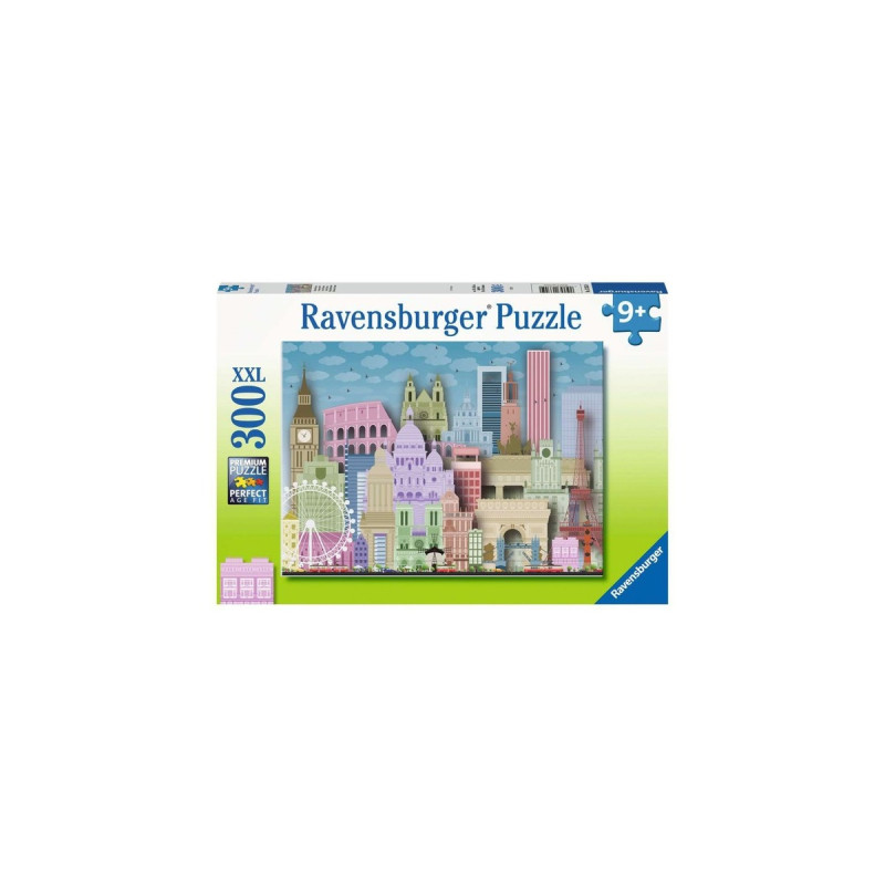 Ravensburger Puzzle Buntes Europa(300 Teile)