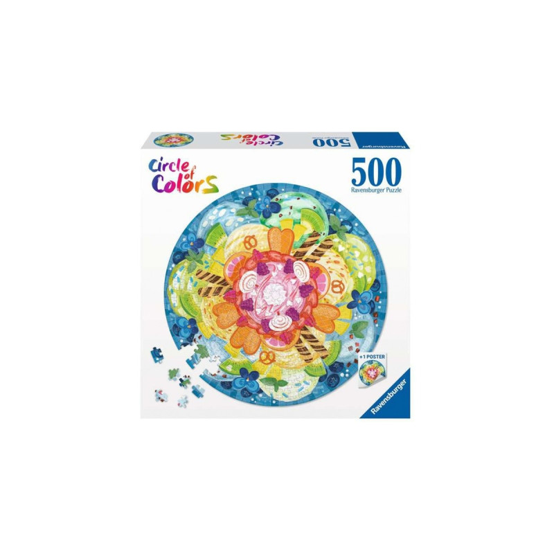 Ravensburger Puzzle Circle of Colors Ice Cream(Teile: 500)