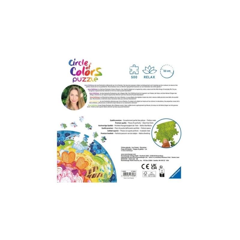 Ravensburger Puzzle Circle of Colors Ice Cream(Teile: 500)