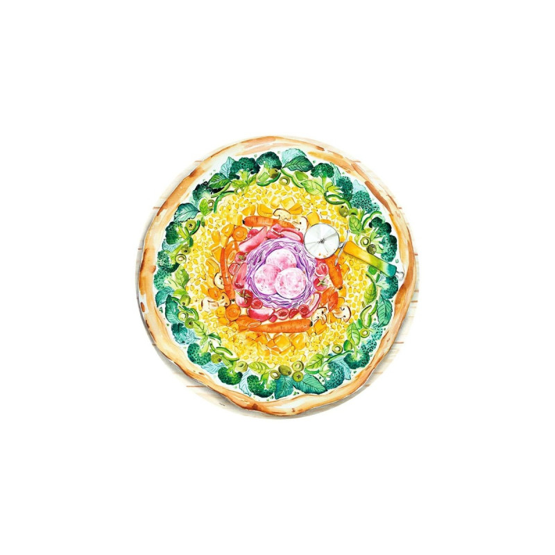 Ravensburger Puzzle Circle of Colors Pizza(Teile: 500)