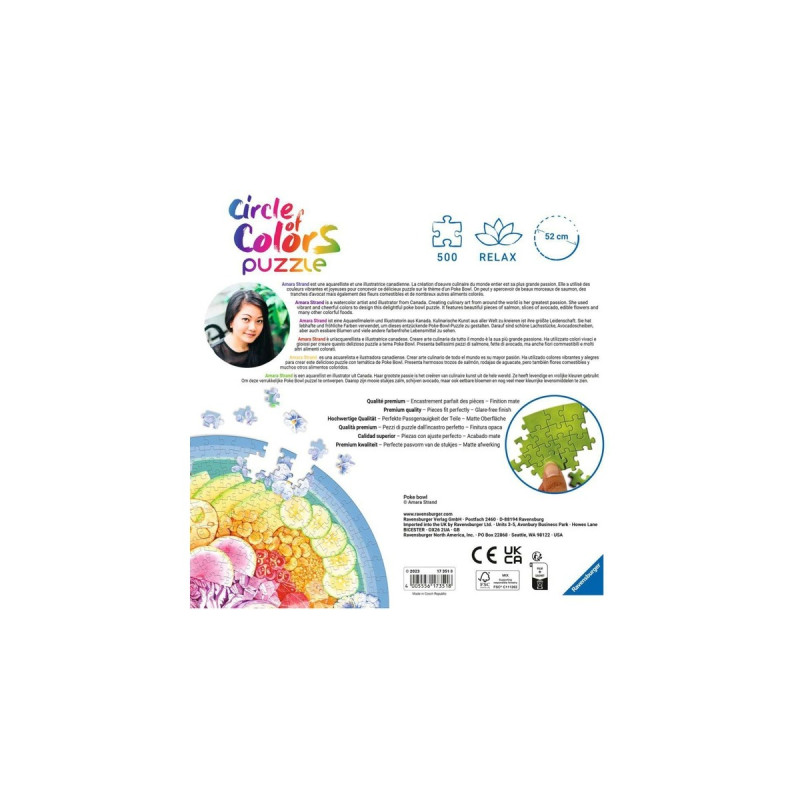 Ravensburger Puzzle Circle of Colors Poke Bowl(Teile: 500)