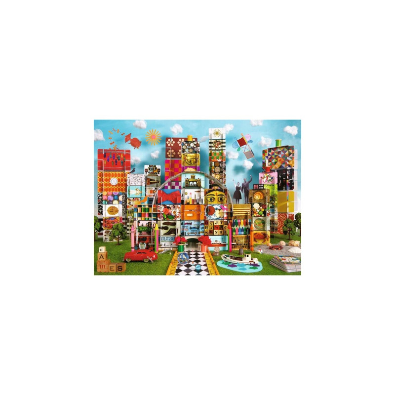 Ravensburger Puzzle Eames House of Cards Fantasy(1500 Teile)