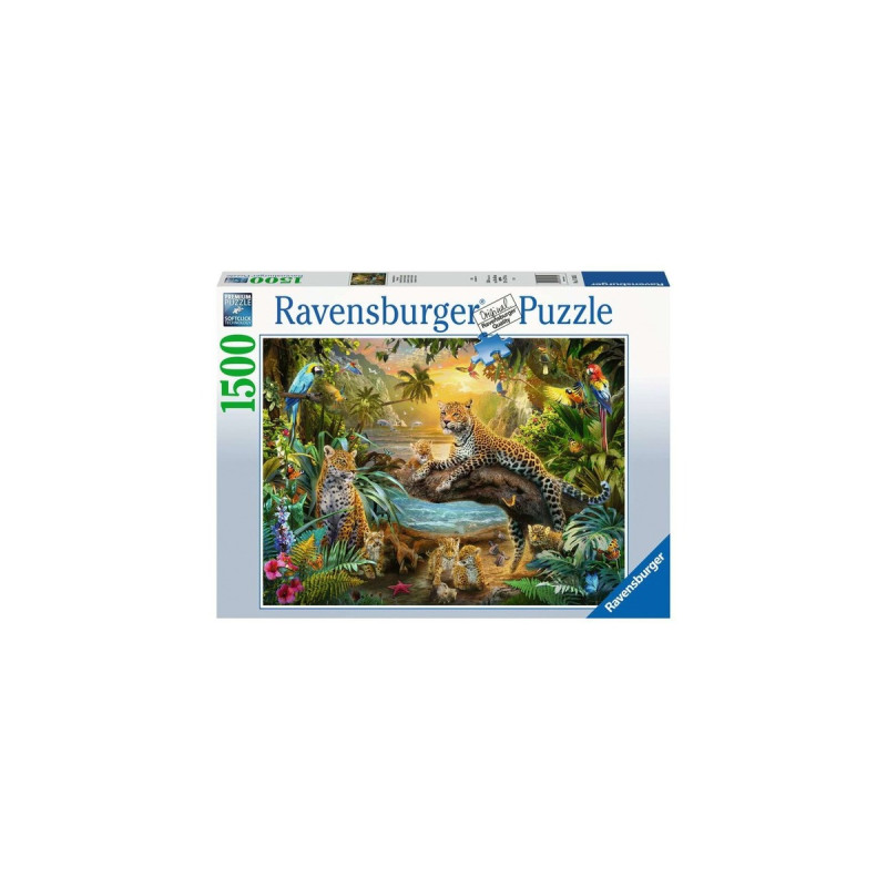 Ravensburger Puzzle Leopardenfamilie im Dschungel(1500 Teile)