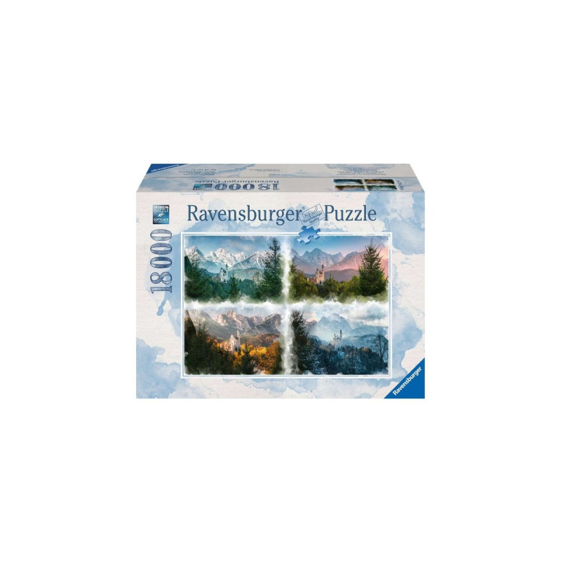 Ravensburger Puzzle Märchenschloss in 4 Jahreszeiten
