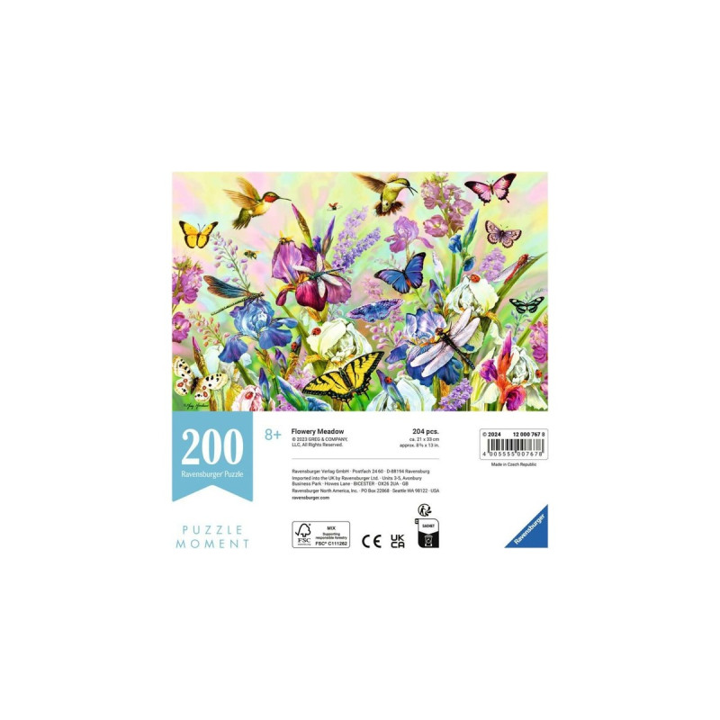 Ravensburger Puzzle Moments - Flowery meadow(200 Teile)
