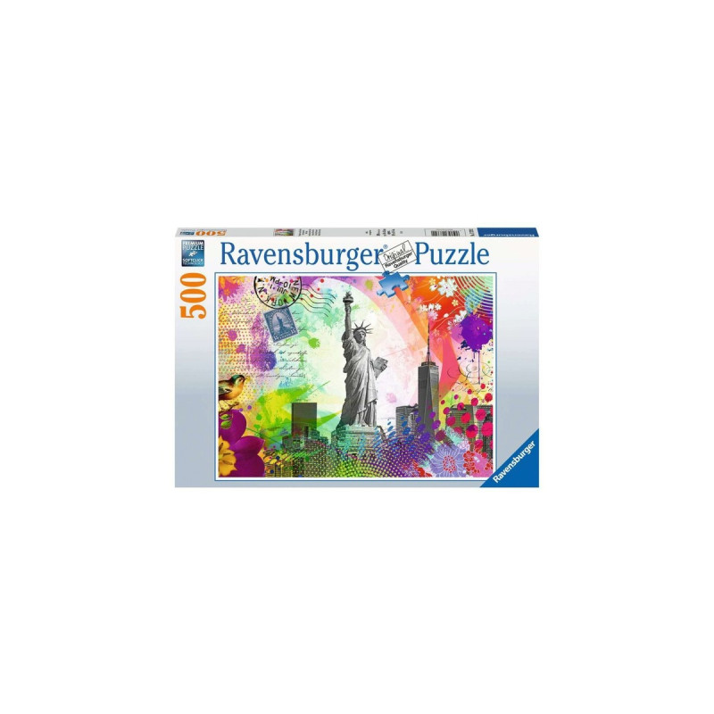 Ravensburger Puzzle Postkarte aus New York(500 Teile)