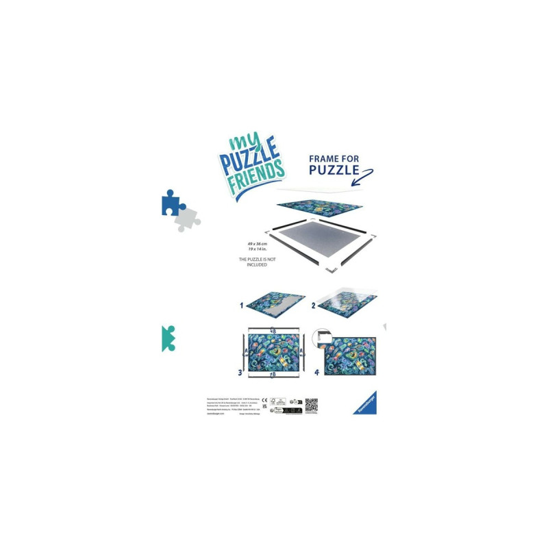 Ravensburger Puzzle-Rahmen(schwarz, 500 Teile)