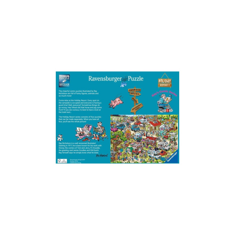 Ravensburger Puzzle Ray's Comic Series: Holiday Resort 1 - The Campsite(1000 Teile)