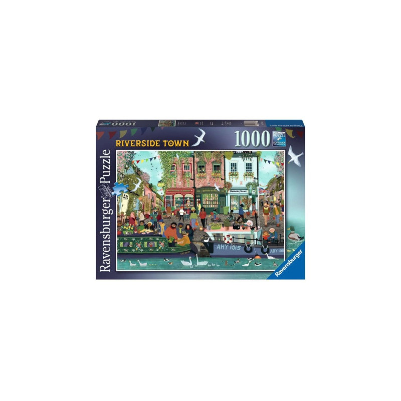 Ravensburger Puzzle Riverside Town(1000 Teile)