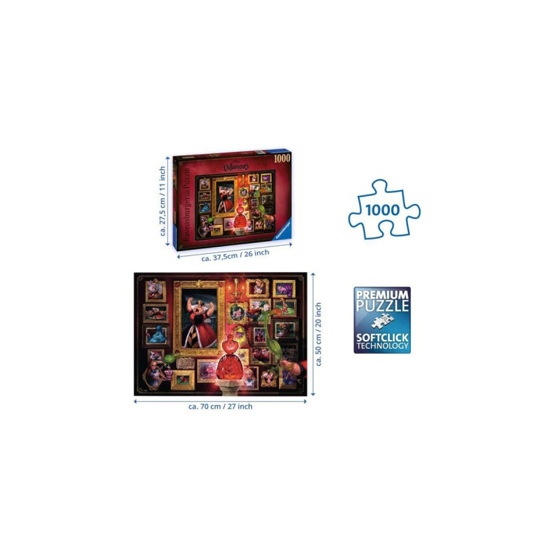 Ravensburger Puzzle Villainous: Queen of Hearts(1000 Teile)