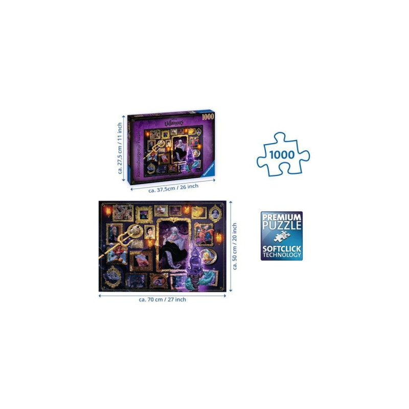 Ravensburger Puzzle Villainous: Ursula(1000 Teile)